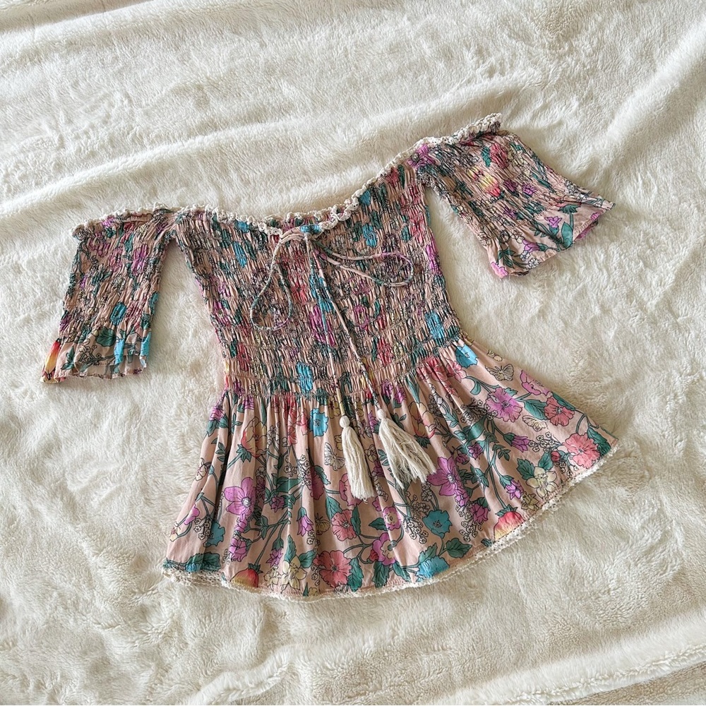 🌸 SPELL 🌸 Sayulita Ruched Cami SMALL